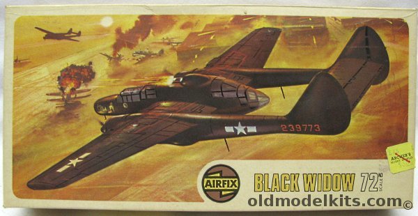 Airfix 1/72 P-61 Black Widow - Builds P-61A Or P-61B, 04006-0 plastic model kit